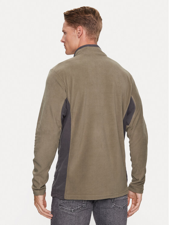 Columbia Columbia Fleecová mikina Klamath Range™ II Half Zip 1352472 Zelená Regular Fit