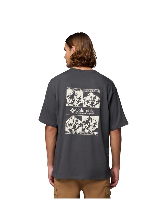 Columbia Columbia T-Shirt 215506 Szary Regular Fit