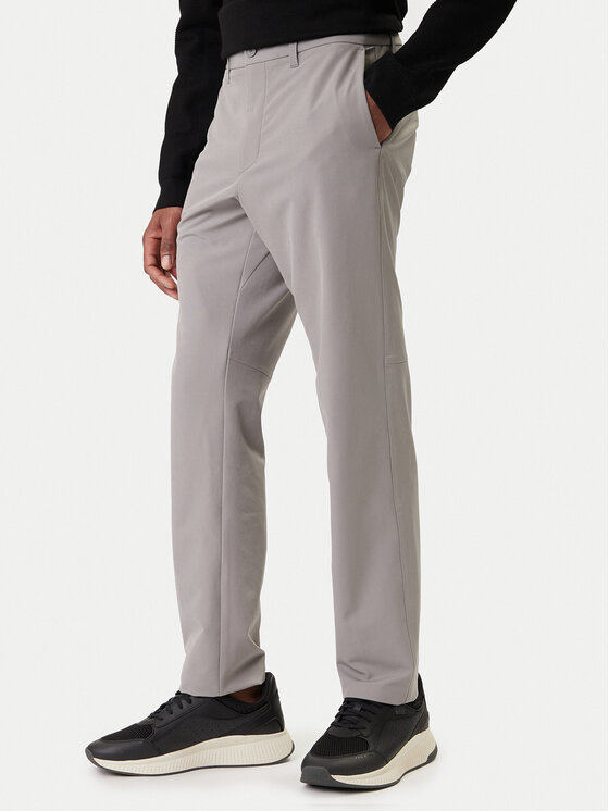 BOSS BOSS Szövet nadrág T_Commuter 50534303 Bézs Slim Fit