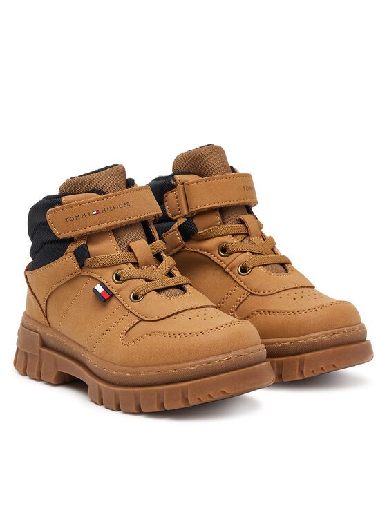 Tommy Hilfiger Tommy Hilfiger Зимни обувки T1X5-35290-0316A253 Светлокафяв