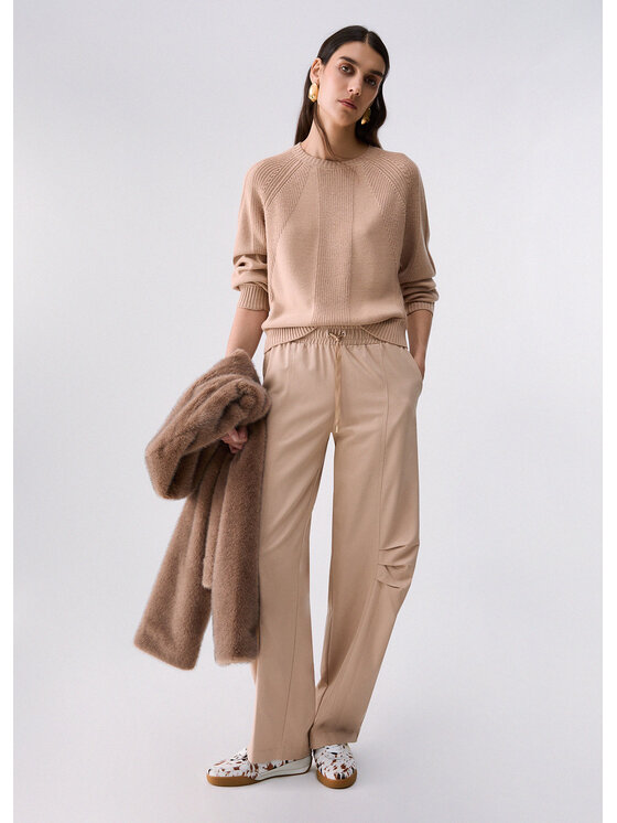 Liu Jo Liu Jo Felpa TF6153MA22SD3046 Beige Regular Fit