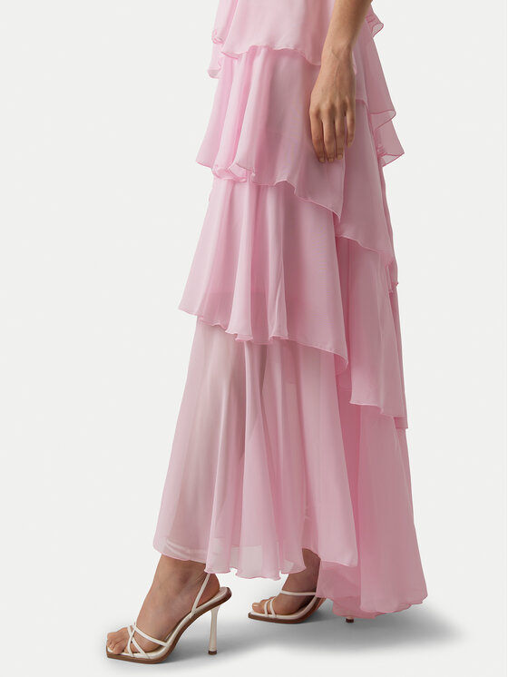 Vero Moda Vero Moda Večerné šaty Felicia 10295237 Ružová Tight Fit