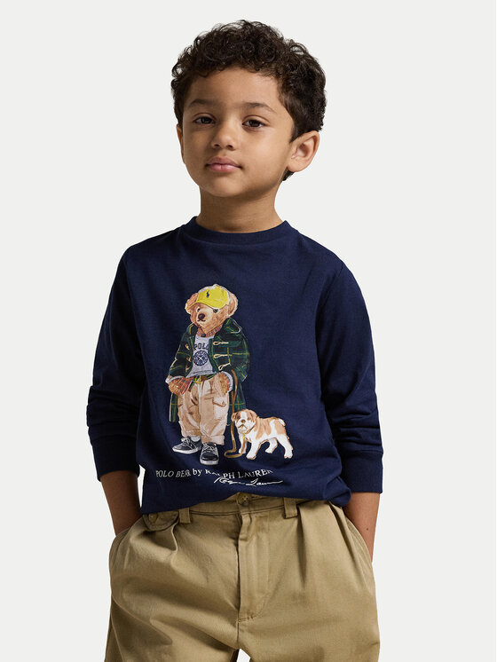 Polo Ralph Lauren Polo Ralph Lauren Bluse 322981177001 Dunkelblau Regular Fit