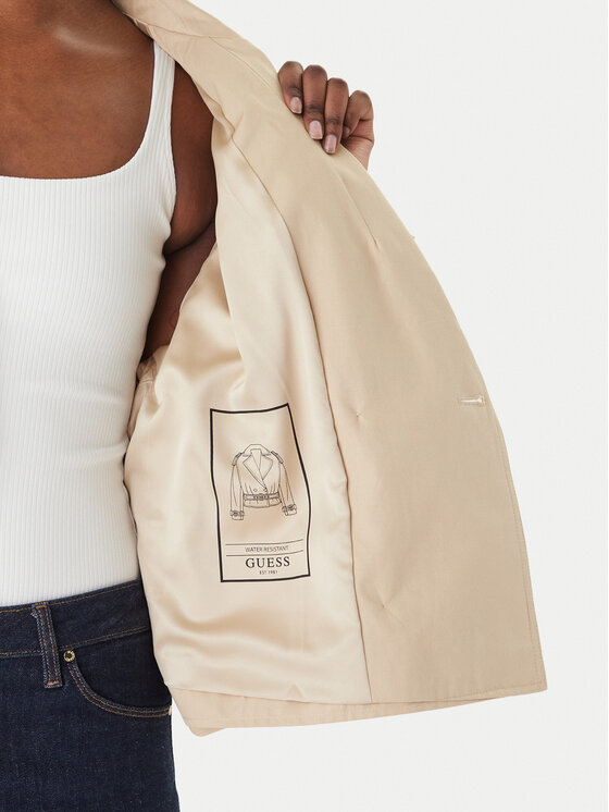 Guess Guess Тренч W6GL21 W1954 Бежов Regular Fit