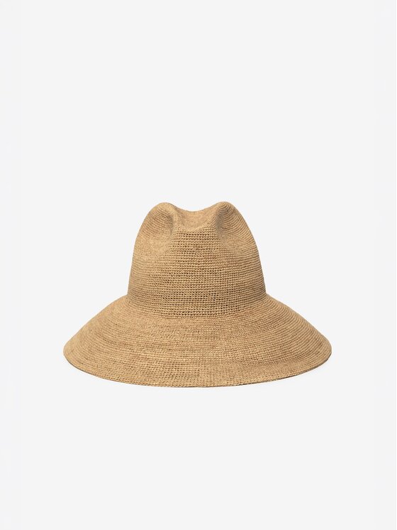 Paris+Hendzel Paris+Hendzel Kapelusz Raffia Fedora Beżowy
