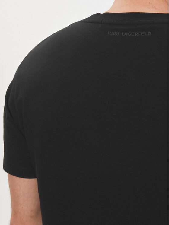 KARL LAGERFELD KARL LAGERFELD T-Shirt 755085 542221 Černá Regular Fit