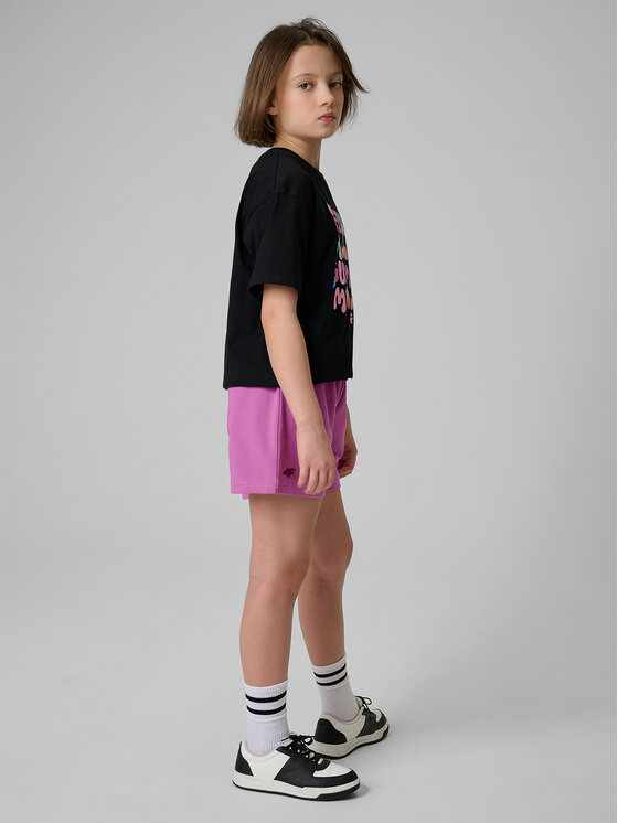 4F 4F Szorty sportowe JELLIFICATION Fioletowy Regular Fit