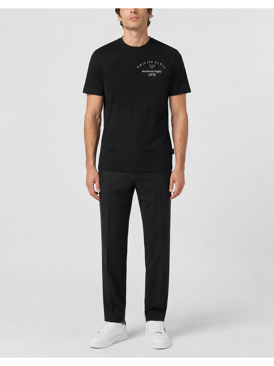 PHILIPP PLEIN PHILIPP PLEIN T-shirt 31679 Nero Regular Fit