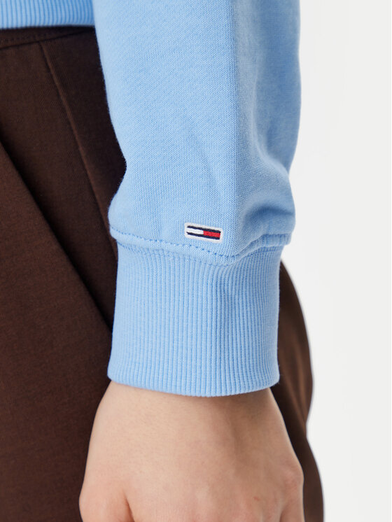 Tommy Jeans Tommy Jeans Bluză Script DW0DW20306 Albastru Relaxed Fit