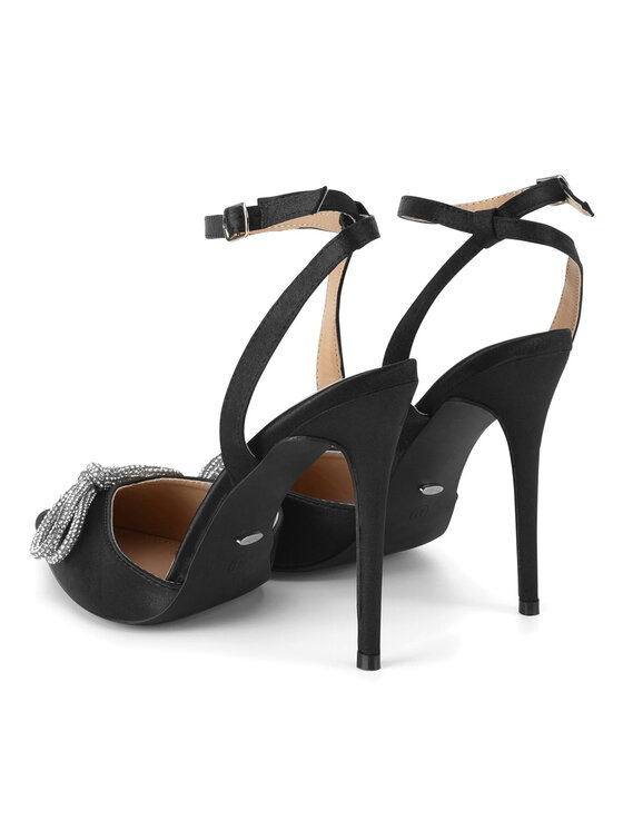 DeeZee DeeZee Pantofi cu toc subțire F92831-8 Negru