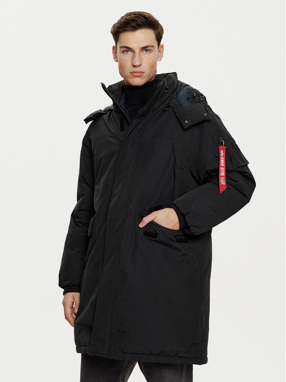 Alpha Industries Parka 148124 Melns Regular Fit