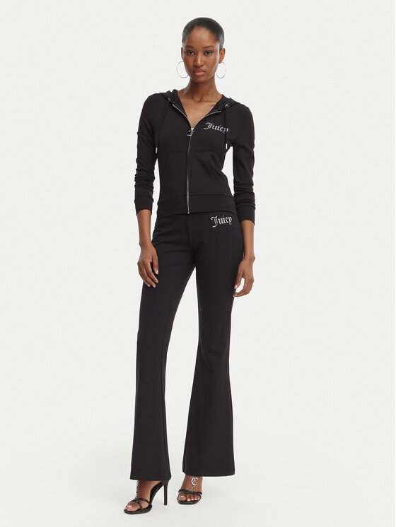 Juicy Couture Juicy Couture Bluza Oola JCWAS126306 Czarny Slim Fit
