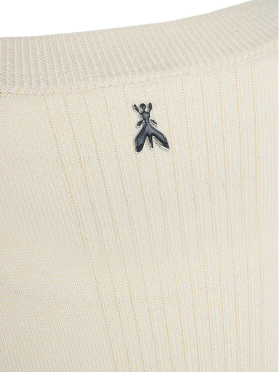 Patrizia Pepe Patrizia Pepe Sweter 2K0363/KM36-W405 Écru Regular Fit