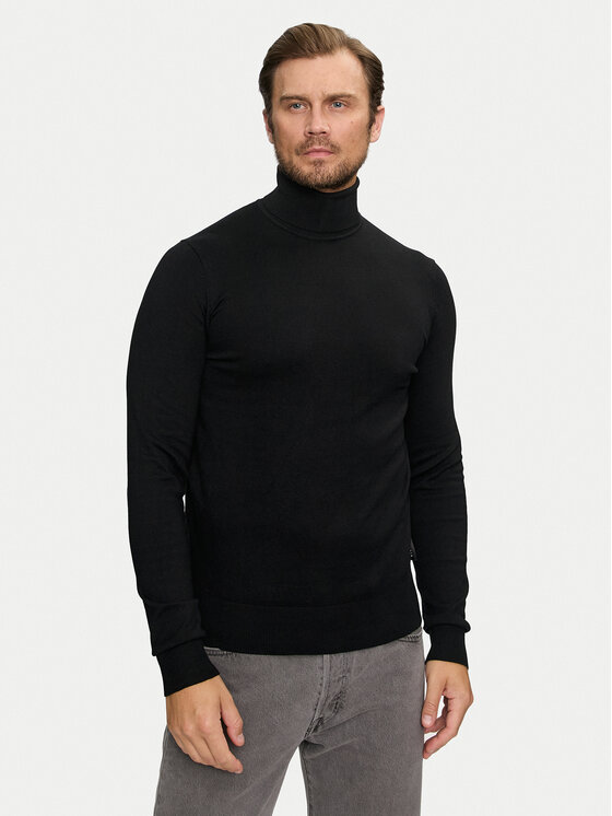 Richmond X Richmond X Rolák Cusma UMA24016LU Černá Slim Fit