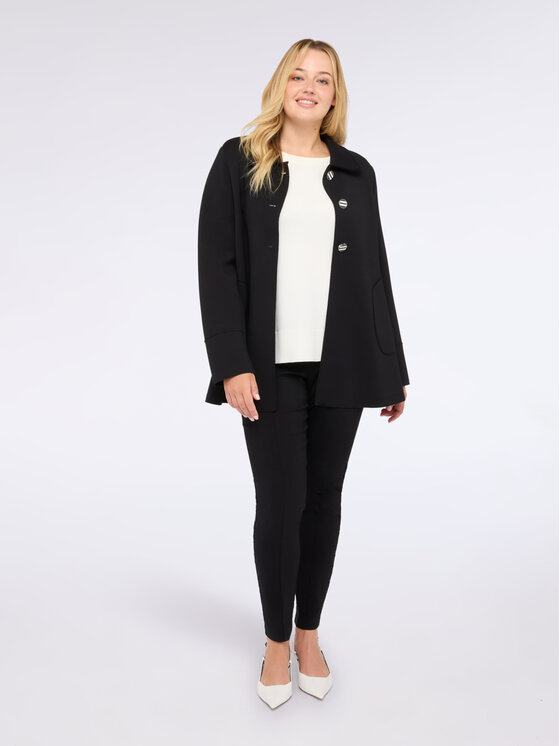 Fiorella Rubino Fiorella Rubino Cardigan M631L008005N011 Bianco A-Line Fit