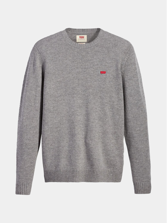 Levi's® Levi's® Sweter Original Housemark A4320-0000 Szary Standard Fit