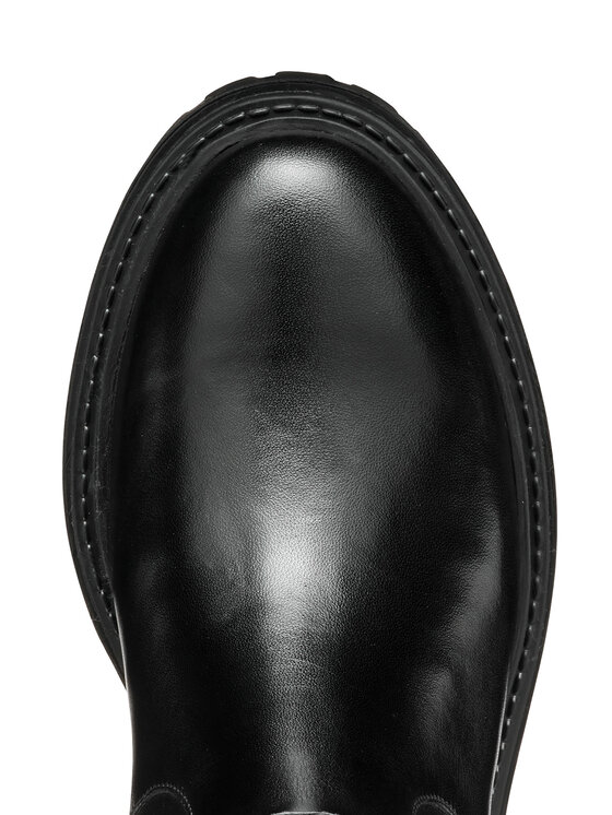 Geox Geox Kozačky D Iridea D46HRD 00043 C9999 Černá