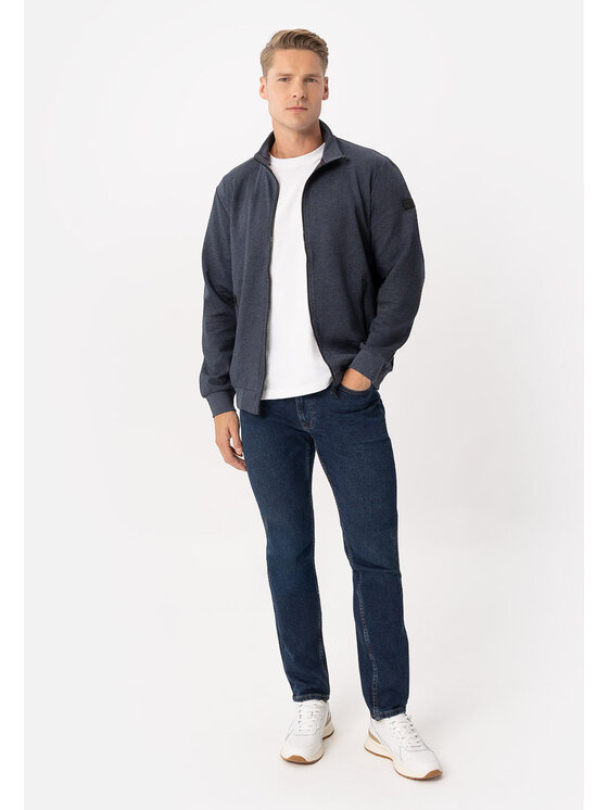 Volcano Volcano Bluza B-SWED Niebieski Regular Fit