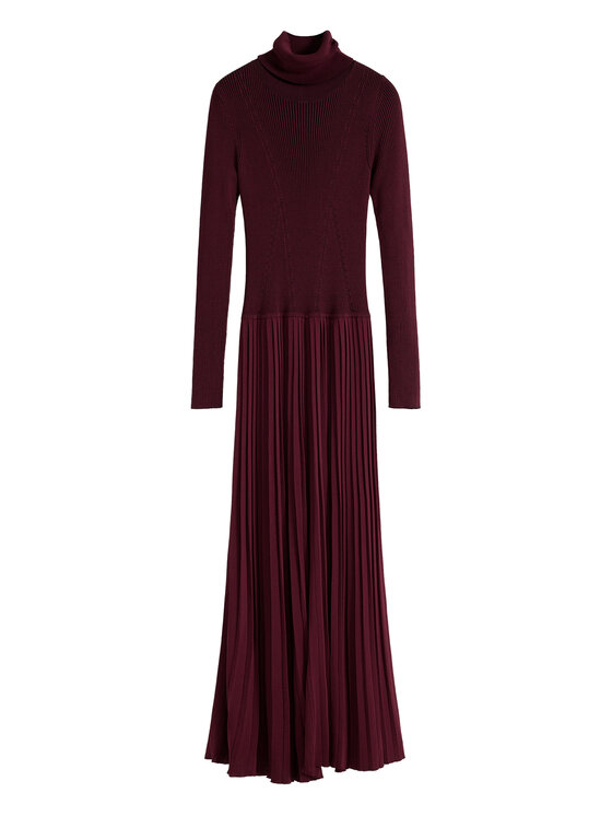 Desigual Desigual Trikotāžas kleita Sigritt 25WWVF09 Bordo Slim Fit