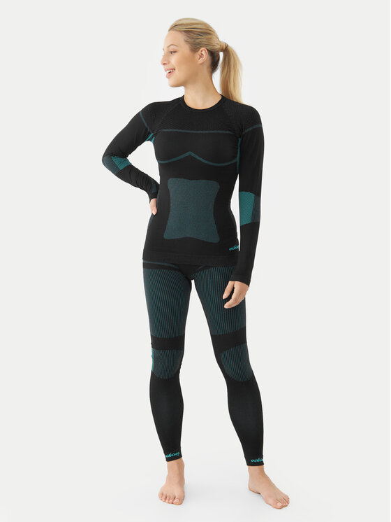 Viking Viking Σετ εσώρουχα θερμικά Ilsa 500/15/1977 Μαύρο