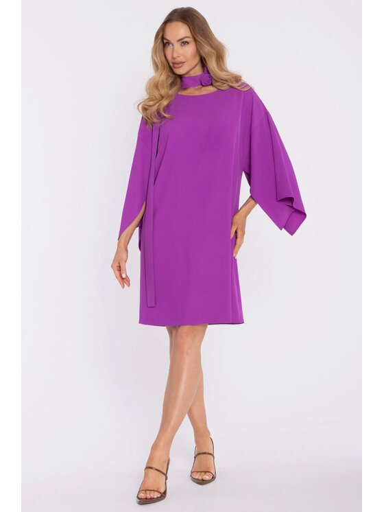 Made of Emotion Made of Emotion Abito da cocktail M908 Rosa A-Line Fit