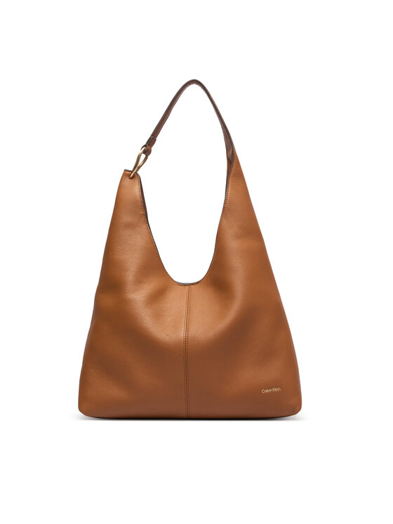 Calvin Klein Calvin Klein Käekott Slouchy Leather Md Shoulder Bag LV04F3543G Helepruun
