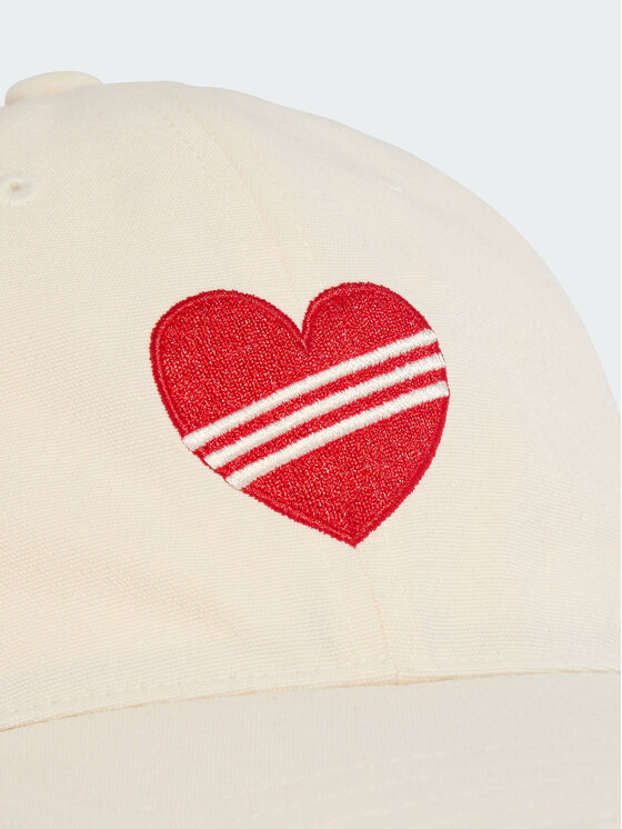 adidas adidas Czapka z daszkiem BASEBALL CAP WITH SCRUNCHY Biały