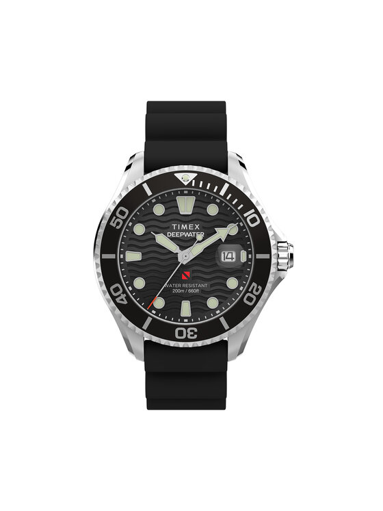 Timex Zegarek Deepwater Meridian TW2W81600 Srebrny