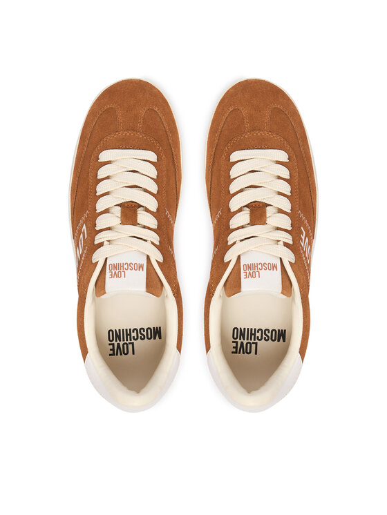LOVE MOSCHINO LOVE MOSCHINO Sneakersy JA15272G1PIG0210 Brązowy jasny
