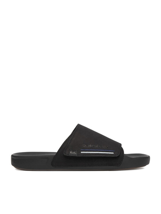 Quiksilver Męskie Klapki, rozmiar 43, Czarne, RAPID-02 MI08