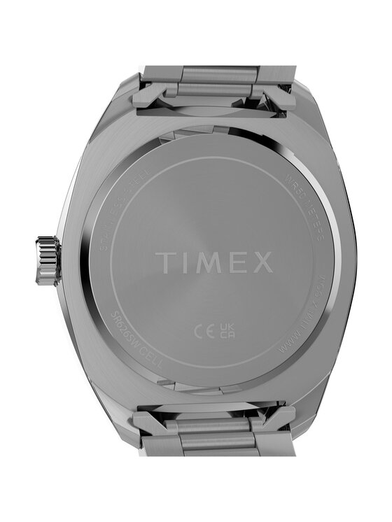 Timex Timex Zegarek TW2Y89000 Srebrny