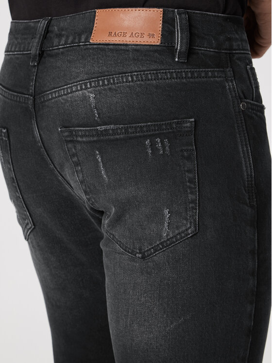 Jeans Fastrun Nero Slim Fit