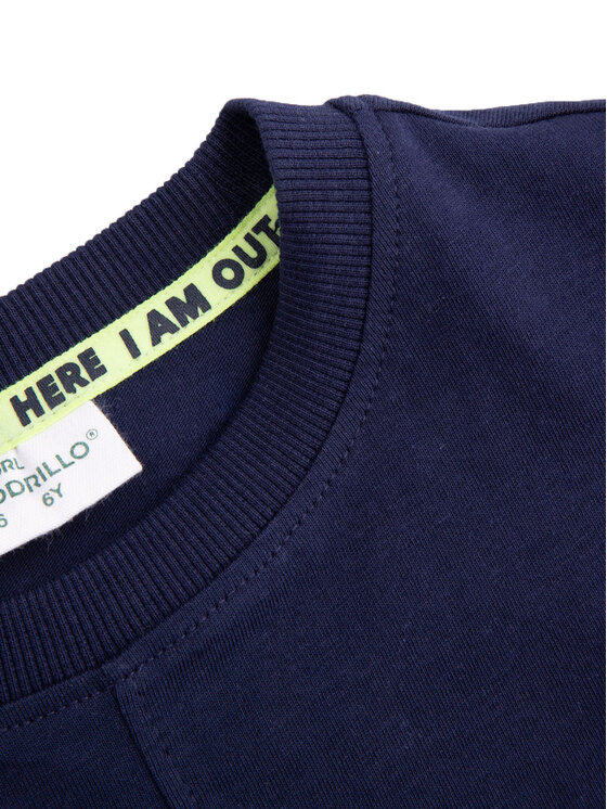 Coccodrillo Coccodrillo Tricou WC5143204CBK Bleumarin Regular Fit