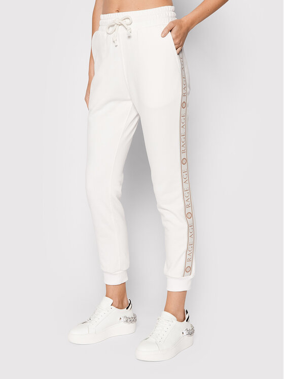 Pantaloni da tuta Quinn Bianco Regular Fit