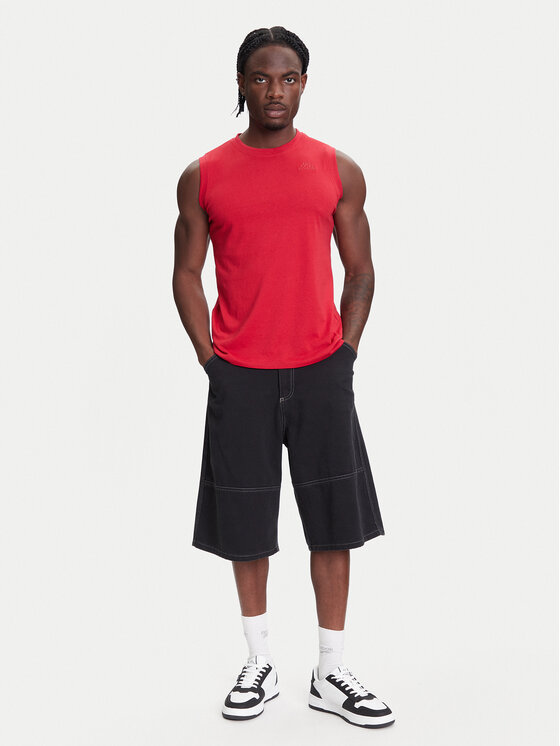 Kappa Kappa Tank top Logo Corpo Cadwal 303HZB0 Červená Regular Fit