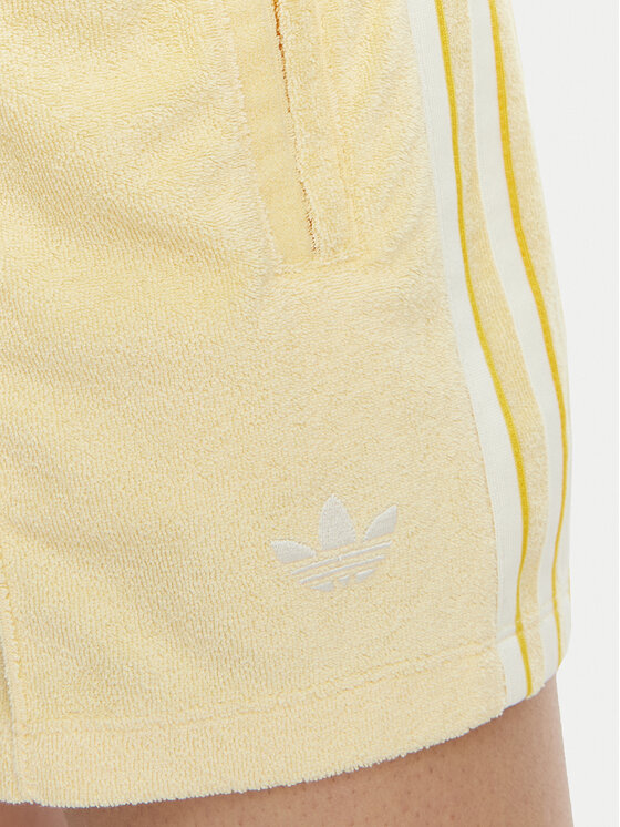 adidas adidas Pantaloncini sportivi Terry Towel Firebird KD1395 Giallo Loose Fit