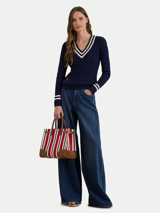 LAUREN RALPH LAUREN LAUREN RALPH LAUREN Sveter 200B22020002 Tmavomodrá Relaxed Fit