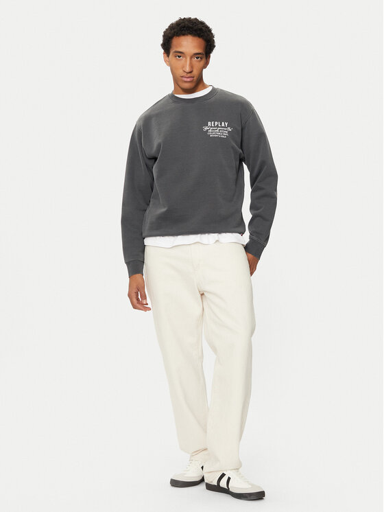 REPLAY REPLAY Суитшърт M6967 .000.22890G Сив Regular Fit