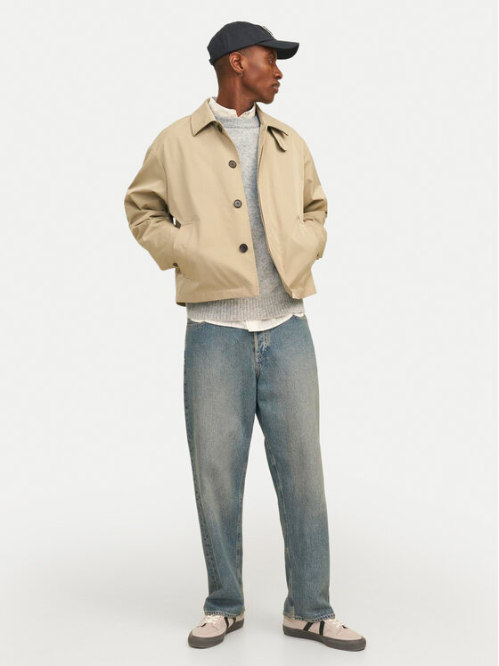 Jack&Jones Jack&Jones Pulover Rollie 12215468 Siva Relaxed Fit