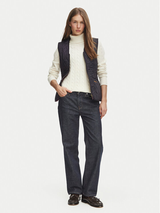 Barbour Barbour Жилетка за костюм Fleece Betty LLI0003NY91 Тъмносин Regular Fit