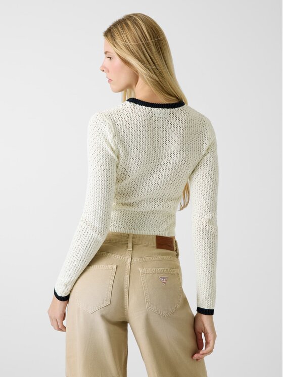 Guess Jeans Guess Jeans Svetr 180587 Béžová Classic Fit