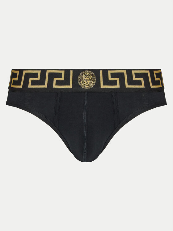 Versace Versace Набір з 3 пар сліпів AU10327 1A10011 Чорний