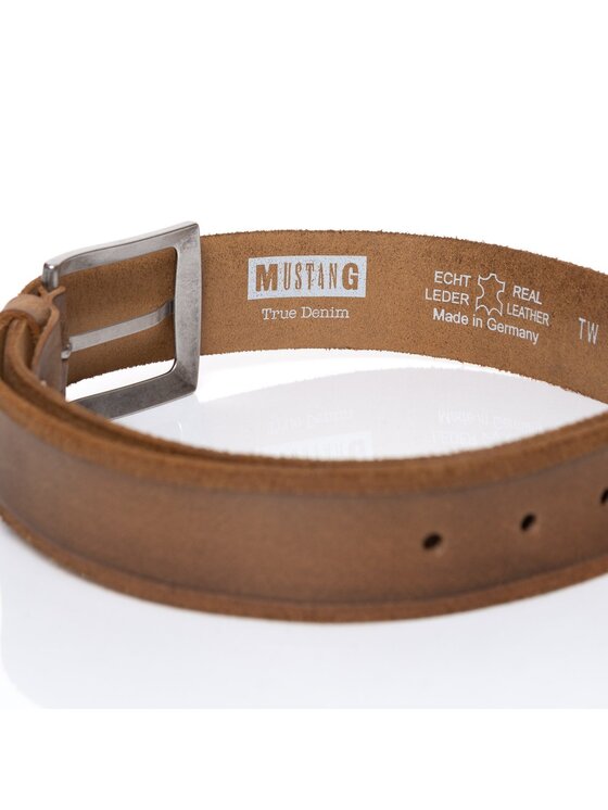 Mustang Mustang Cintura da uomo BELT Marrone