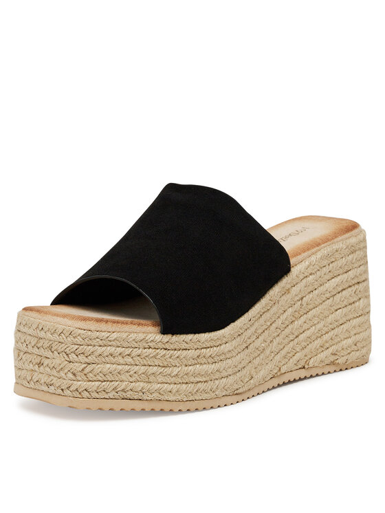 DeeZee DeeZee Espadrilles LE601-113 Fekete