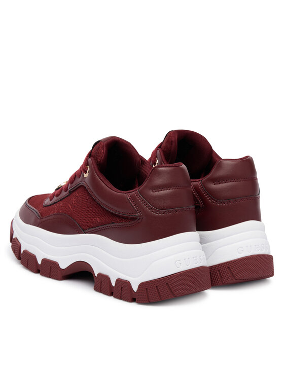 Guess Guess Snīkeri FLFBRT ELE12 Bordo