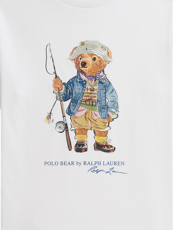 Polo Ralph Lauren Polo Ralph Lauren T-shirt 323B18890002 Bianco Regular Fit