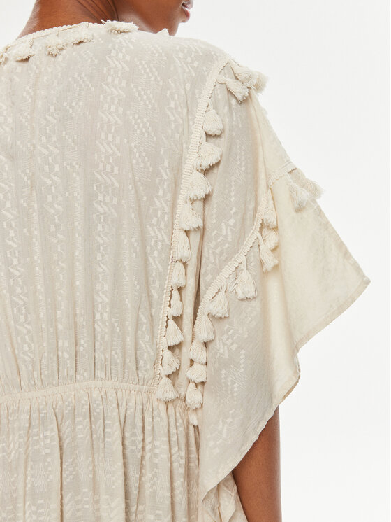 LOLA CASADEMUNT lola_casademunt Kimono LS2416055 Écru Relaxed Fit