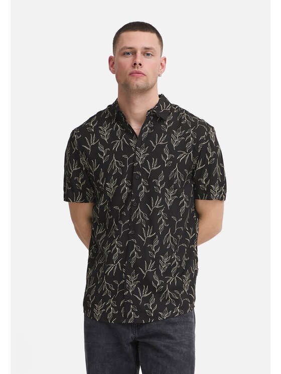 Blend Blend Camicia 20717689-194007 Nero Regular Fit