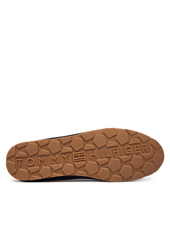 Tommy Hilfiger Tommy Hilfiger Sneakersy Th Bella Low Runner Suede FW0FW09189 Tmavomodrá