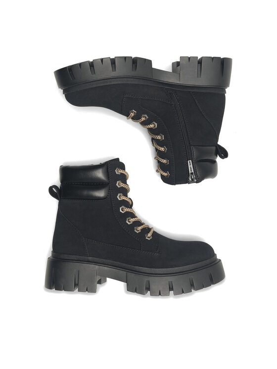 Jenny Fairy Jenny Fairy Schnürstiefeletten WS5816-06 Schwarz